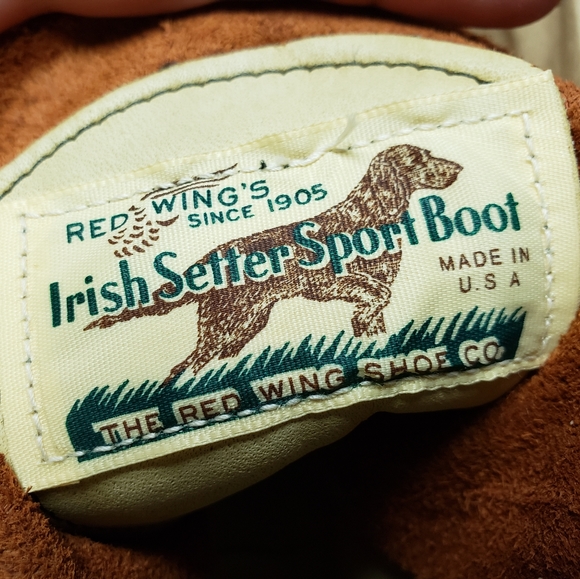 BNIB Red Wing Irish Setter Vintage New Old Stock 8" mocs - Picture 3 of 12